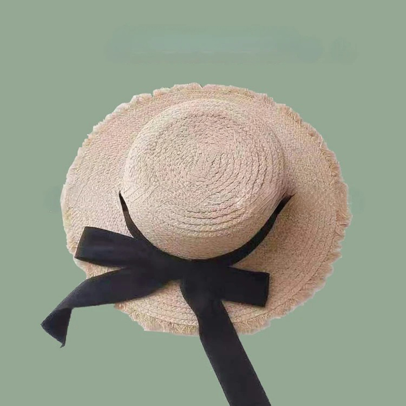 Topi matahari tenunan rafia lu - Hat Floppy Wide ulasan dan harga