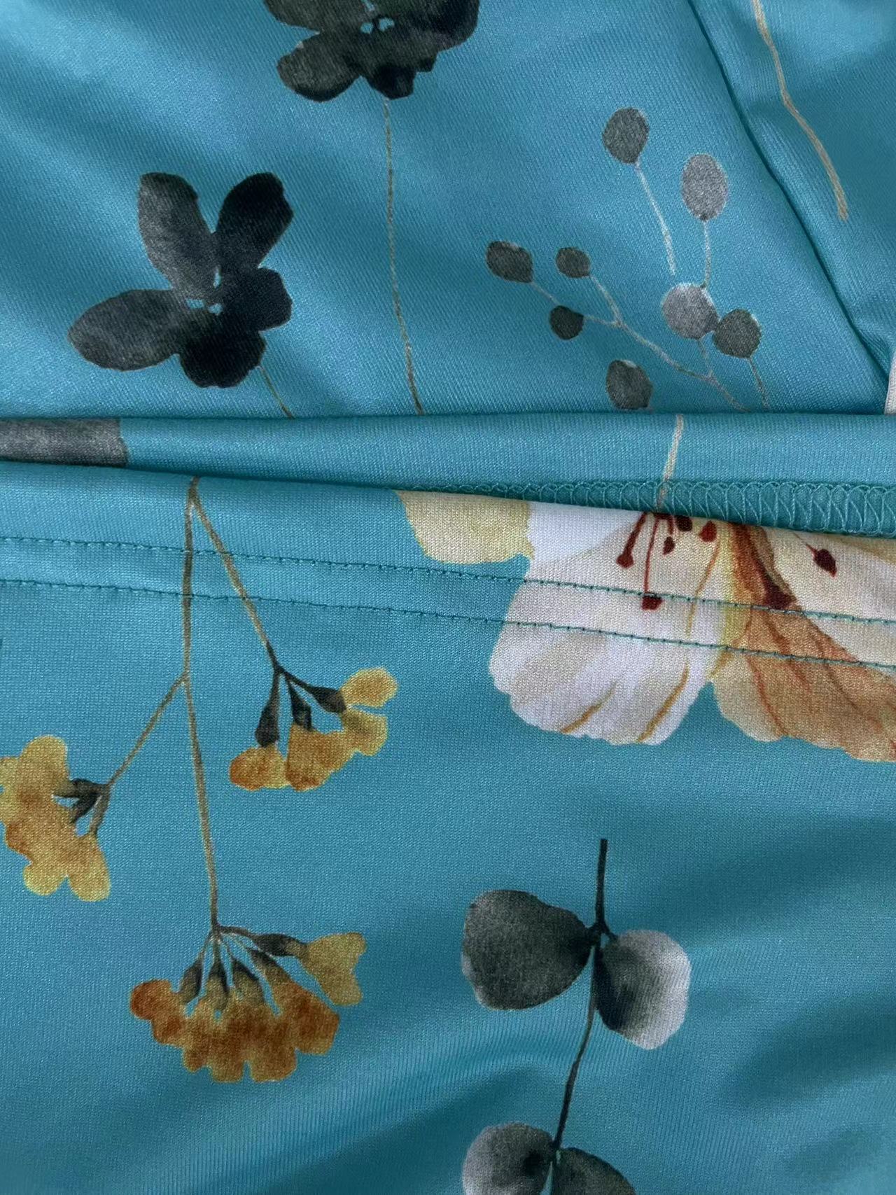 Jumpsuit Romper Cami Cetak All - Romper Floral Print ulasan dan harga